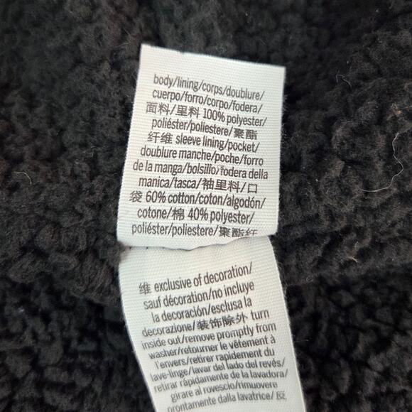 Pink Victoria's Secret XS Fleece Lined Zip Up Hooded Jacket Pink/Blue - Picture 4 of 11